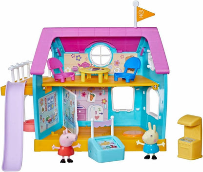 Peppa Pig Peppa’s Club Kids-Only Clubhouse Pre-school Toy; Sound Effects; 2 Figures, 7 Accessories; Ages 3 and Up