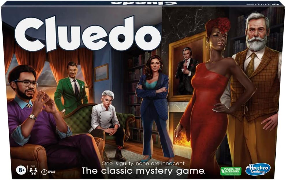 Hasbro Gaming Cluedo, Reimagined Classic for 2-6 Players, Detective Board Game for 8+ Year Old Boys and Girls