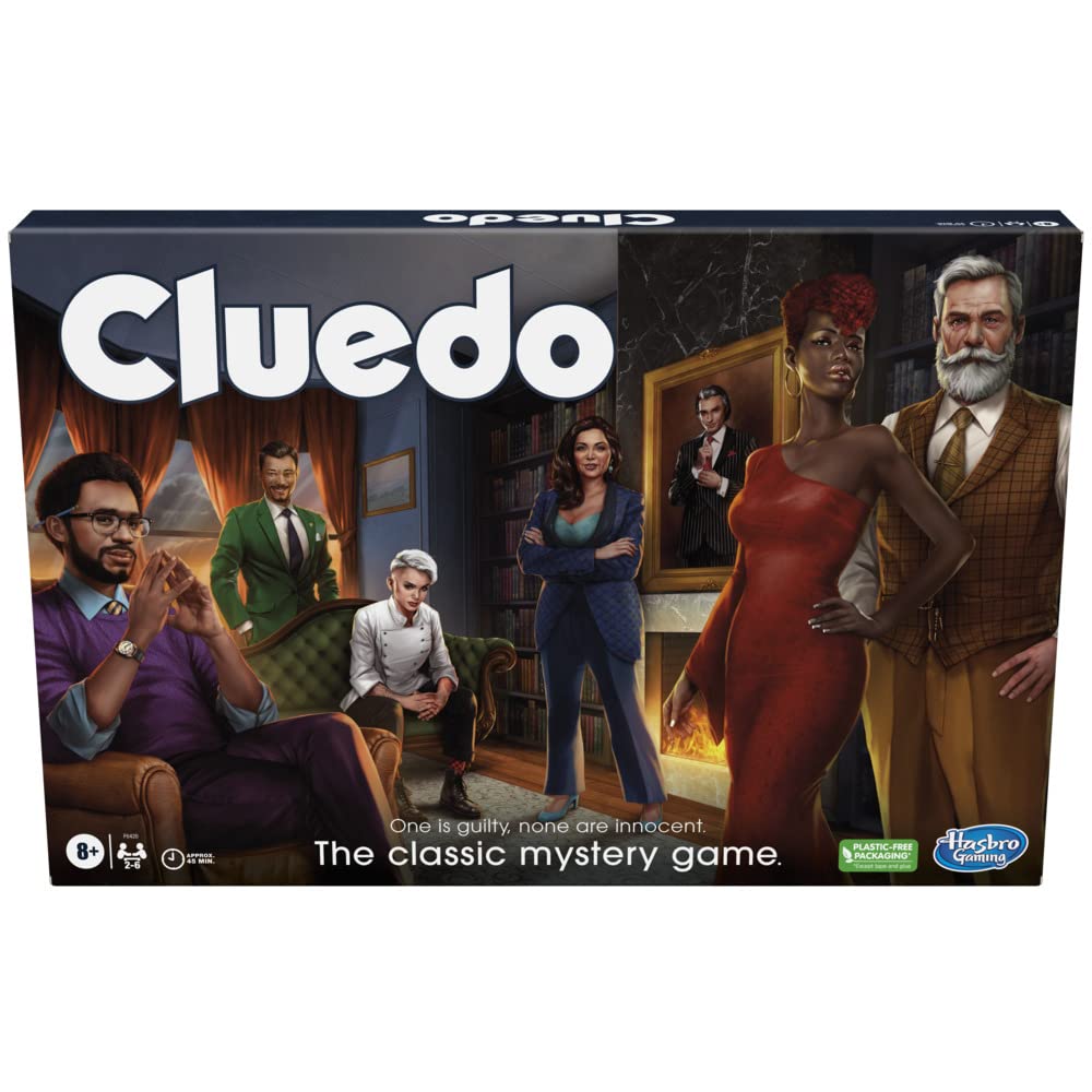 Hasbro Gaming Cluedo, Reimagined Classic for 2-6 Players, Detective Board Game for 8+ Year Old Boys and Girls