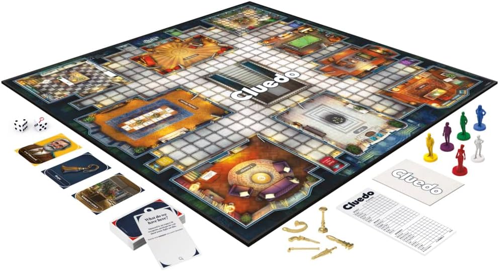 Hasbro Gaming Cluedo, Reimagined Classic for 2-6 Players, Detective Board Game for 8+ Year Old Boys and Girls