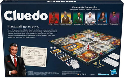 Hasbro Gaming Cluedo, Reimagined Classic for 2-6 Players, Detective Board Game for 8+ Year Old Boys and Girls