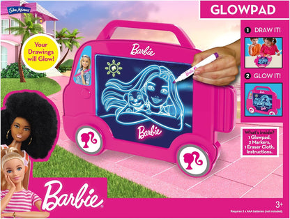 John Adams | Barbie Camper Van GLOWPAD: light up drawing tablet for endless creative fun anywhere! | Arts & Crafts | Ages 3+