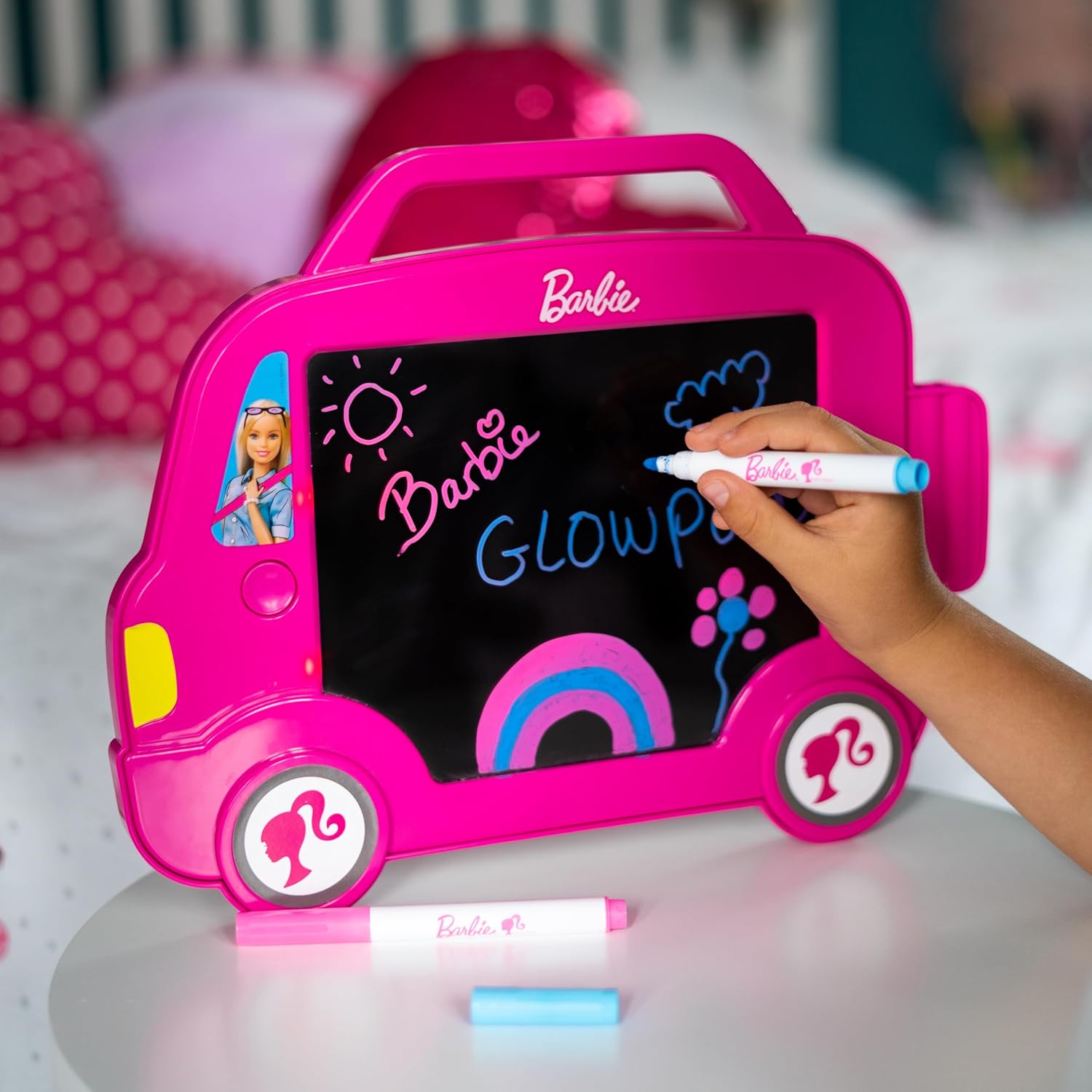 John Adams | Barbie Camper Van GLOWPAD: light up drawing tablet for endless creative fun anywhere! | Arts & Crafts | Ages 3+